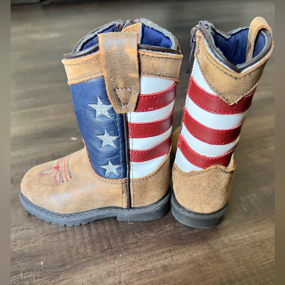 Kids Star-Spangled Western Boots - Picture 1 of 7